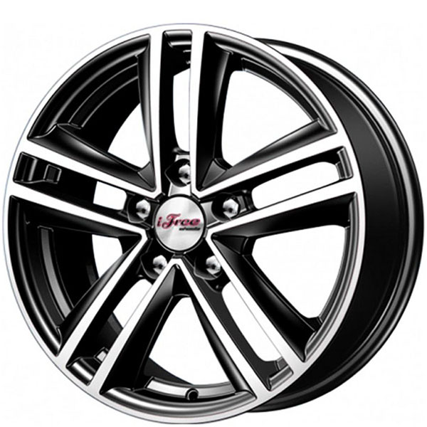 Диск iFree Катар 16x6,5/5x114,3 D66,1 ET40 Black_jack