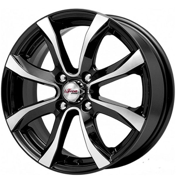 Диск iFree Дайс 15x6/4x100 D54,1 ET48 Black_jack