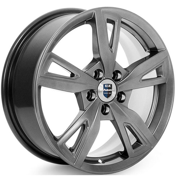 Диск K&K Фишт-(КС690) 16x6,5/5x108 D63,35 ET52,5 Дарк-платинум