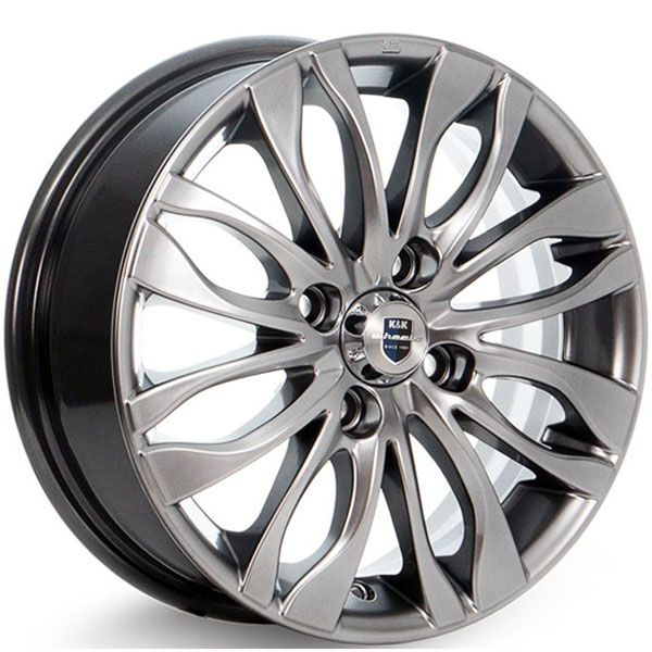 Диск K&K Канзаши-(КС628) 14x5,5/4x100 D56,6 ET39 Дарк-платинум