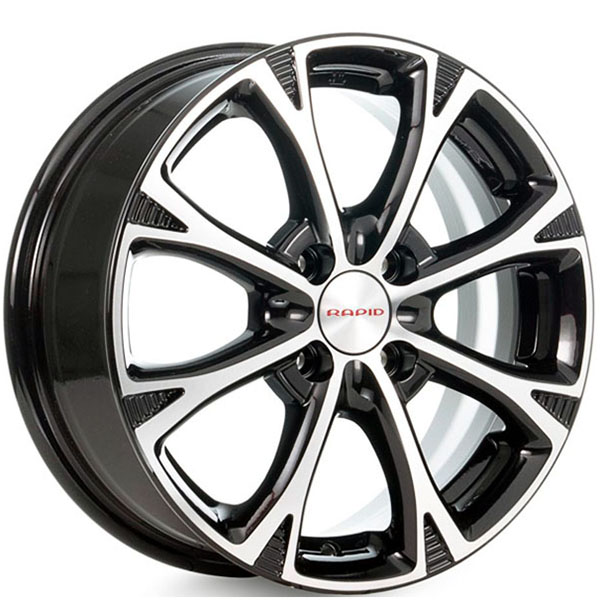 Диск K&K Блюз-(КС606) 15x6/4x100 D54,1 ET45 Алмаз-черный