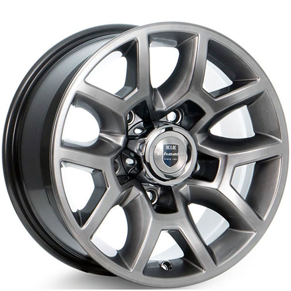 Диск K&K Калахари-(КС321) 16x7,5/5x139,7 D108,5 ET2 Дарк-платинум